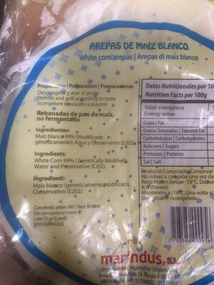 El Dorado Arepa De Maiz Blanco 5 Un 450 Gr