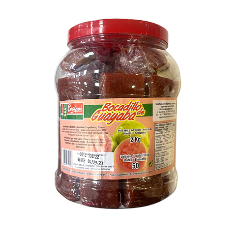 Castipan 50 Bocadillos Guayaba Bombonera