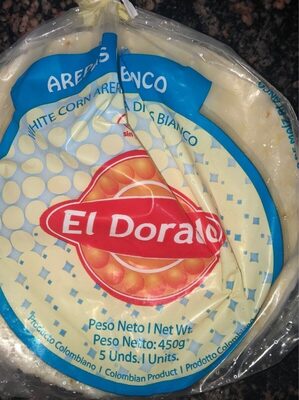 El Dorado Arepa De Maiz Blanco 5 Un 450 Gr