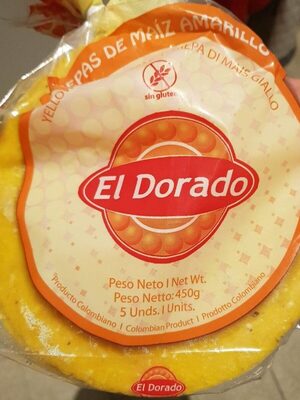 El Dorado Arepa De Maiz Amarilla 5 Un 450 Gr