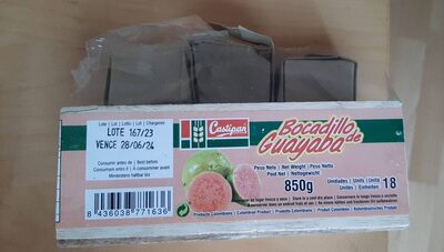 [CAS013] Castipan 18 Bocadillo De Guayaba Hoja 850 Gr