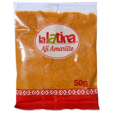 [LLC018] La Latina Aji Amarillo Molido 50 Gr