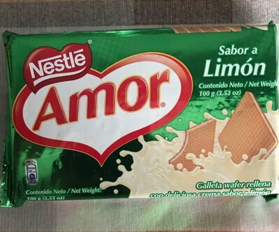 Amor Wafer Limón 100 Gr
